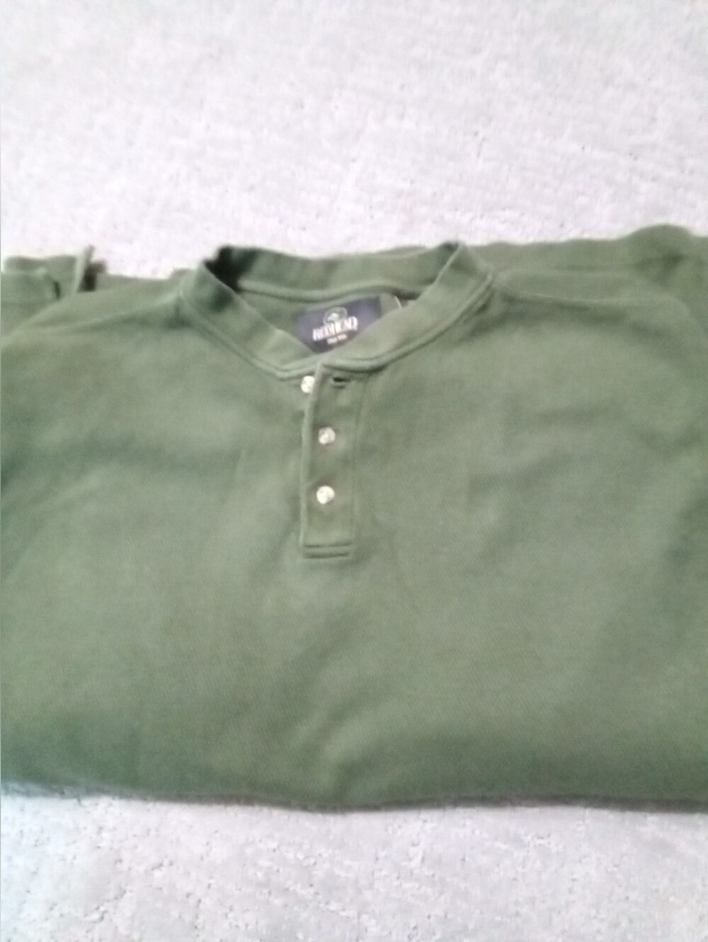 Redhead XXL Green Henley